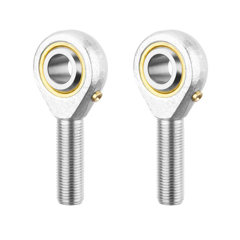 HiPicco POSB7L Rod End Bearing 7/16 Inch Bore and 7/16-20 Left Hand Thread, Self-Lubricating Male Heim Joint Rod Ends 2pcs - Image 1